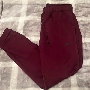 Maroon Nike Sweatpants